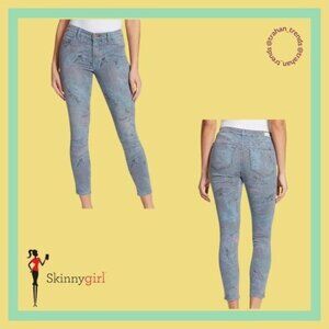 Skinnygirl Christina Marie Marbled Skinny Jeans Size 10